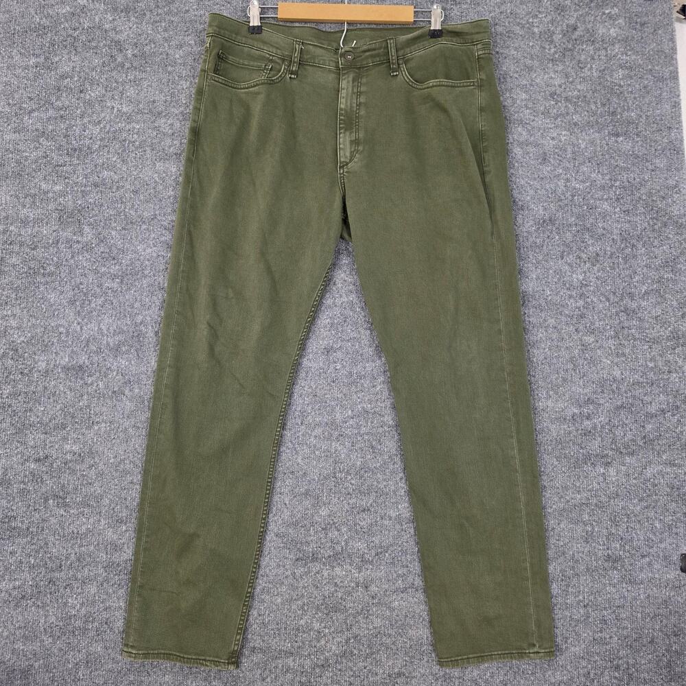 Rag & Bone Jeans Mens 38x32 Fit 2 Slim Green Stretch Denim Casual Minimalist